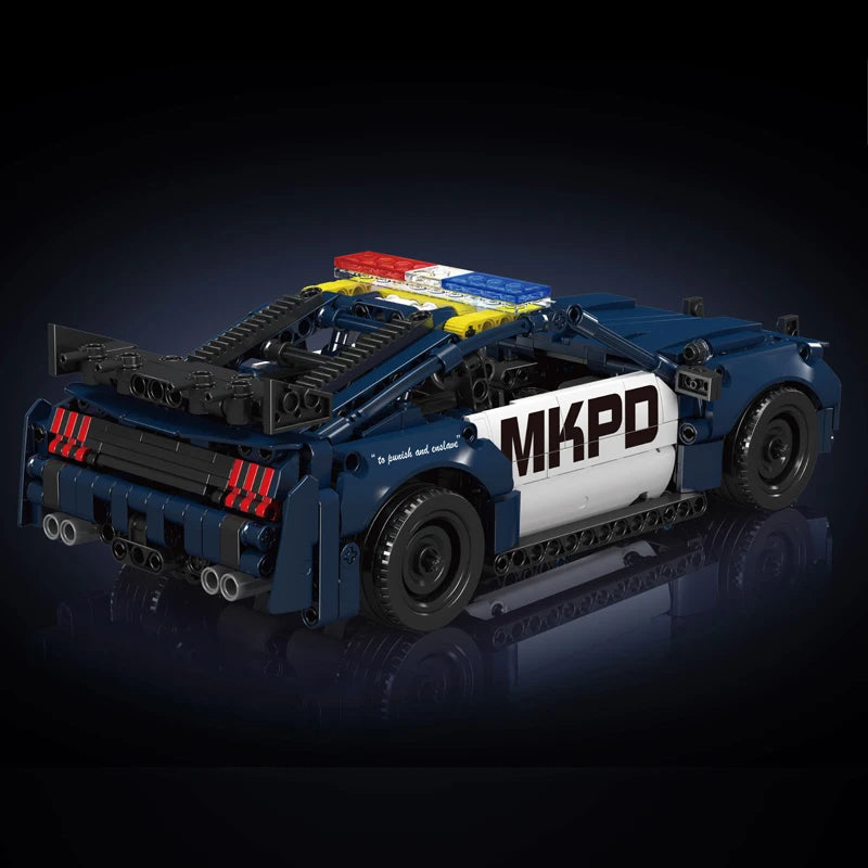 Comnox - Mould King 15073 - Politieauto Bouwset - 786 Stukjes - Pull-Back Functie - LEGO Compatible - Comnox Company