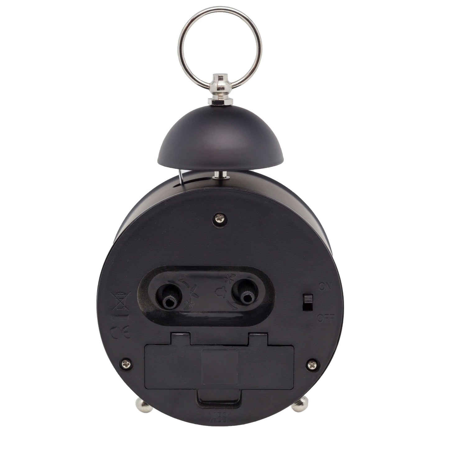 NeXtime Single Bell - Luid alarm met stil uurwerk - Metaal
