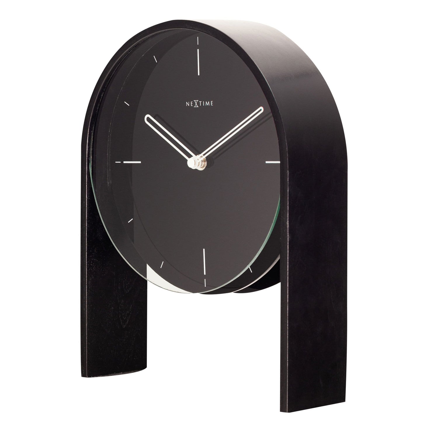 Table clock - 27 x 21 x 6,5 cm - Wood - 'Noa Table'