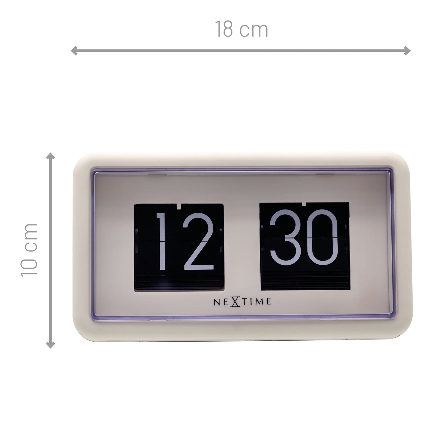 NeXtime Flip Clock - Retro Design voor Tafel of Wand - 18x10x7cm