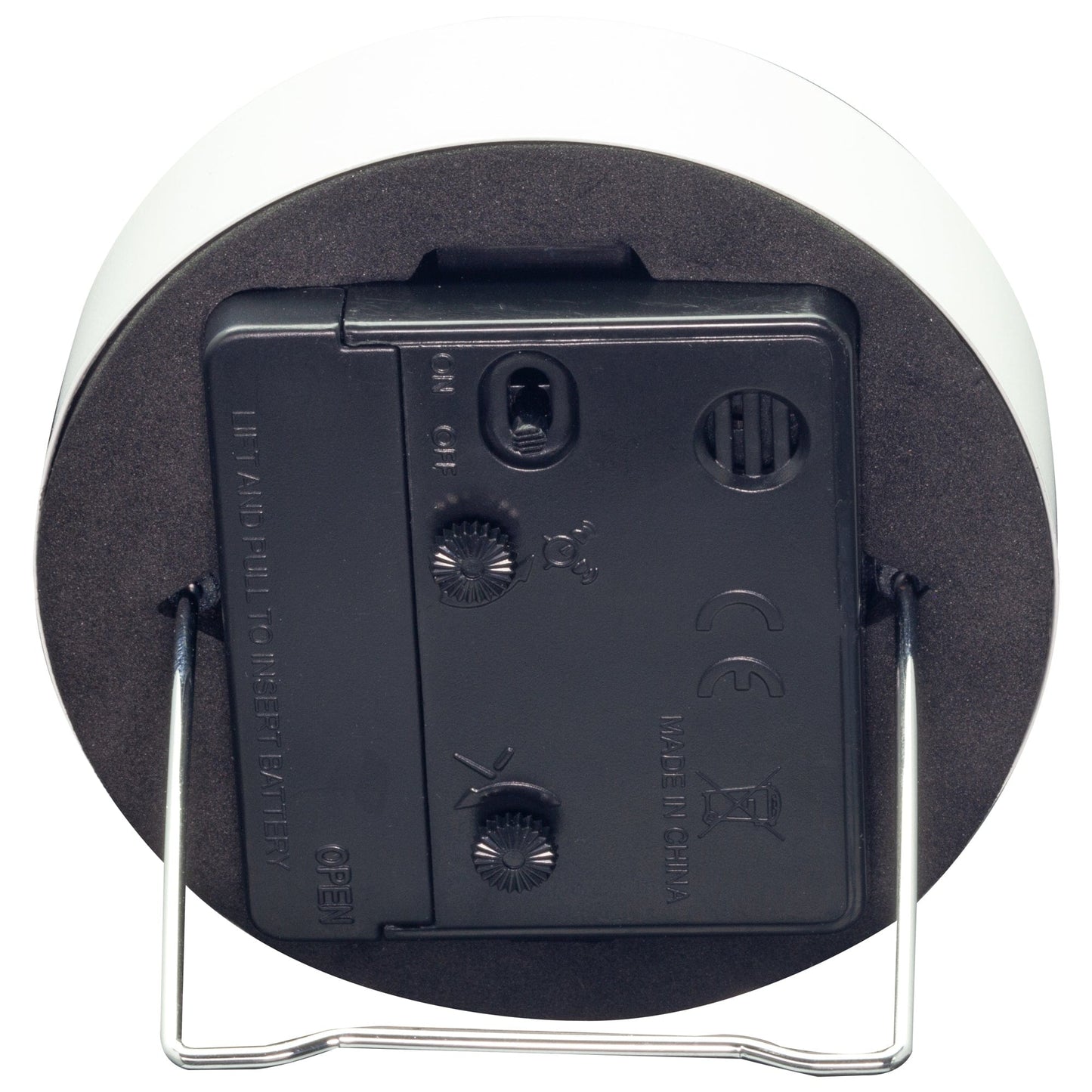 Comnox - Small Table Alarm Clock - Tijdloos Design - Stil en Licht - 9x9x7,5cm - Koperkleurig - Minimalist