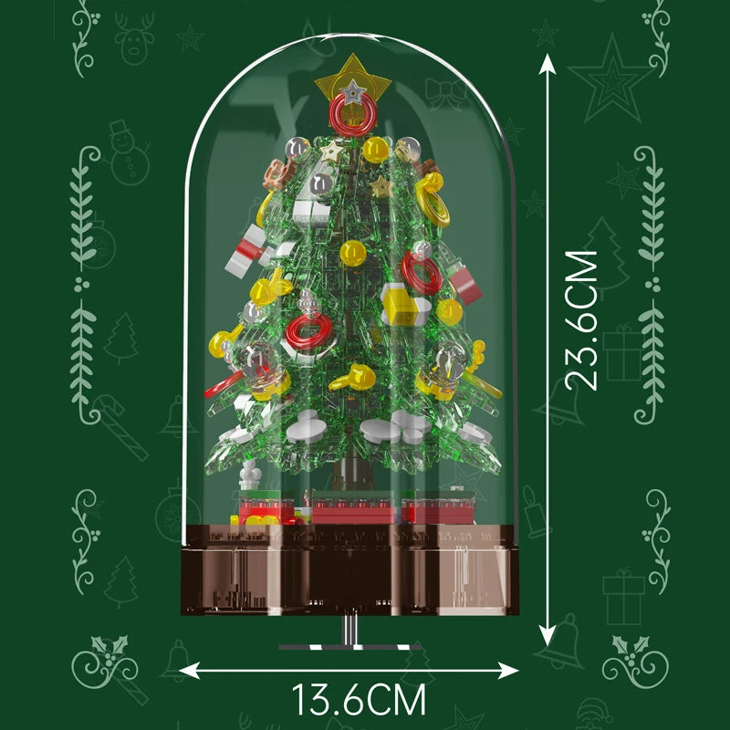 Comnox - Mould King - Kerstboom Muziekdoos Bouwset - Compatibel met LEGO - 688 Stenen - Comnox Company