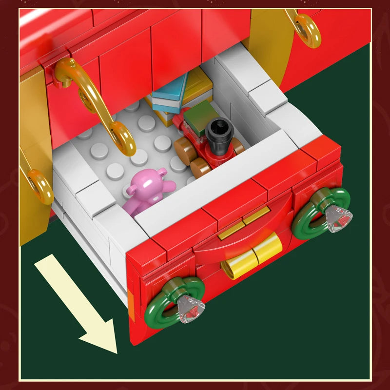 Comnox - Mould King - Bouwset De Kerstman - Compatibel met LEGO - 2087 Stenen - Kerstset - Comnox Company