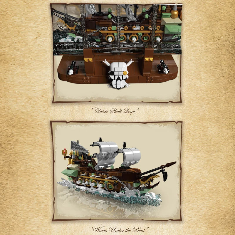 Comnox - Mould King - Schip in een Fles Bouwset - 2499 Stukjes - LEGO Compatible - Decoratieve Display