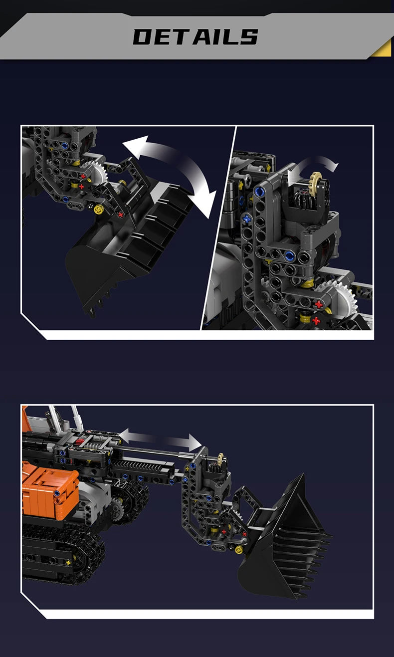 Comnox - Mould King - Gopher Loader Bouwset - 1423 Stukjes - LEGO Compatible - Technische Voertuigbouwset - Comnox Company