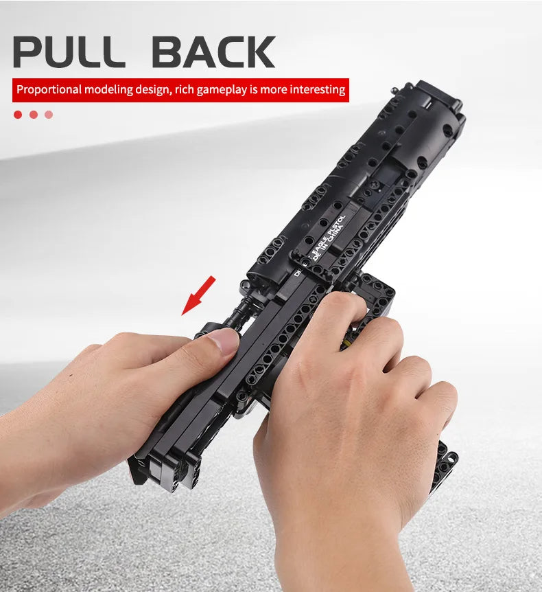Comnox - Mould King - Desert Eagle Pistool Bouwset - 563 Stukjes - LEGO Compatible - Comnox Company
