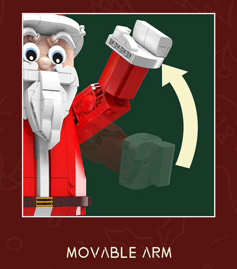 Comnox - Mould King - Bouwset De Kerstman - Compatibel met LEGO - 2087 Stenen - Kerstset - Comnox Company