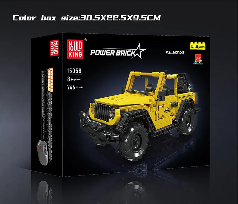 Comnox - Mould King - Technische 4x4 Jeep Bouwset - 746 Stukjes - LEGO Compatible - Educatief Speelgoed - Comnox Company