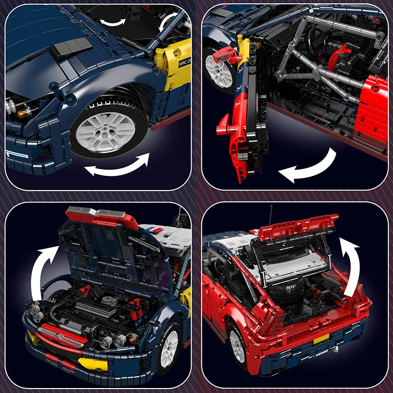 Comnox - Mould King - Technische Raceauto Bouwset - 4606 Stukjes - LEGO Compatible - C4 WRC Model - Comnox Company