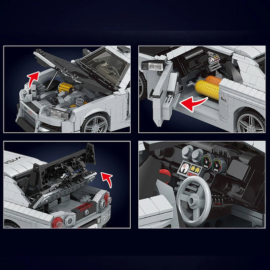 Comnox - Mould King Skyline R34 Bouwset - 1471 Stukjes - LEGO Compatible - Technisch Speelgoed - Comnox Company