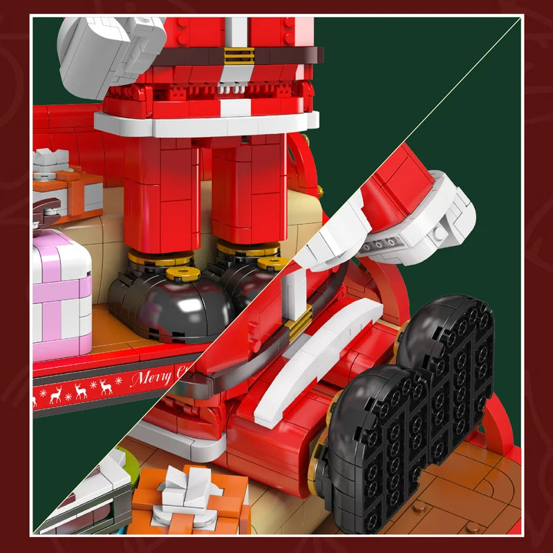 Comnox - Mould King - Bouwset De Kerstman - Compatibel met LEGO - 2087 Stenen - Kerstset - Comnox Company