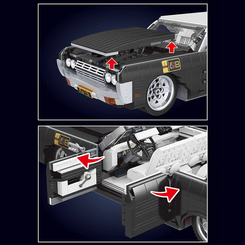 Comnox - Mould King - 1964 Continentale Sportwagen Bouwset - 1903 Stuks - Compatibel met LEGO - Comnox Company