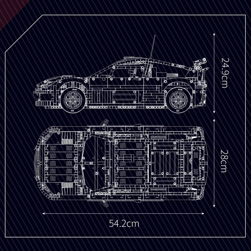 Comnox - Mould King - Technische Raceauto Bouwset - 4606 Stukjes - LEGO Compatible - C4 WRC Model - Comnox Company