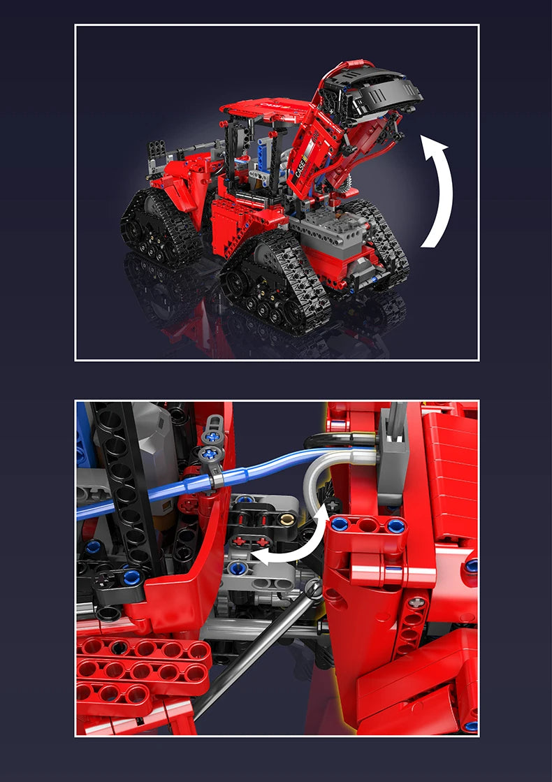 Comnox - Mould King - Technic Crawler Tractor - RC Model - 1698 Stuks - Bouwblokken voor Kinderen en Volwassenen - Lego-Compatibeland - Comnox Company