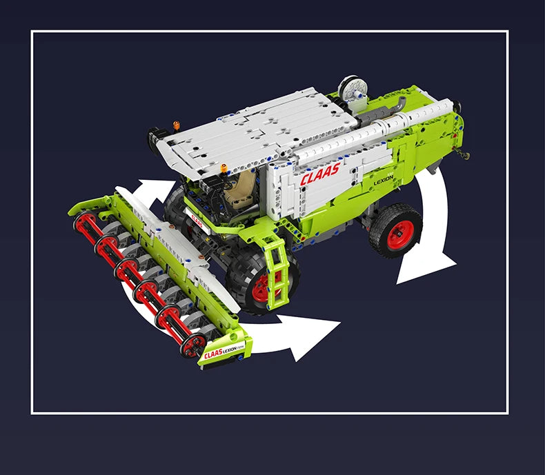 Comnox - Mould King - Technische Oogstmachine Bouwset - Oogstmachine Bouwset - 1265 Stuks - Compatibel met LEGO - Technisch Speelgoed - Educatief Speelgoed - Comnox Company