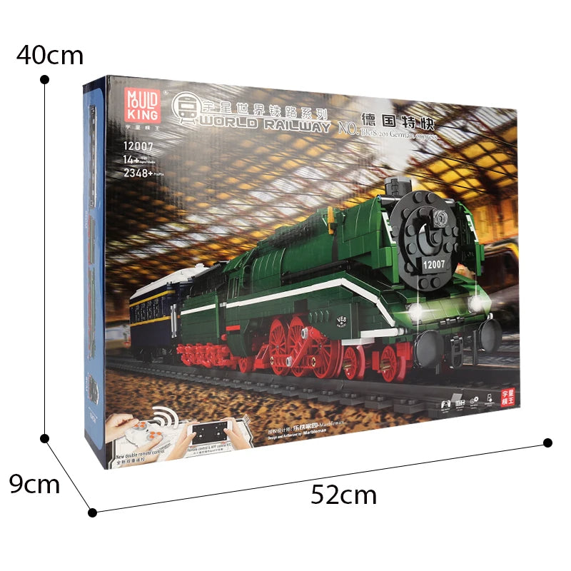 Comnox - Mould King - BR18 201 Duitse Stoomtrein Bouwset - 2348 Stukjes - LEGO Compatible - Educatief Speelgoed - Comnox Company