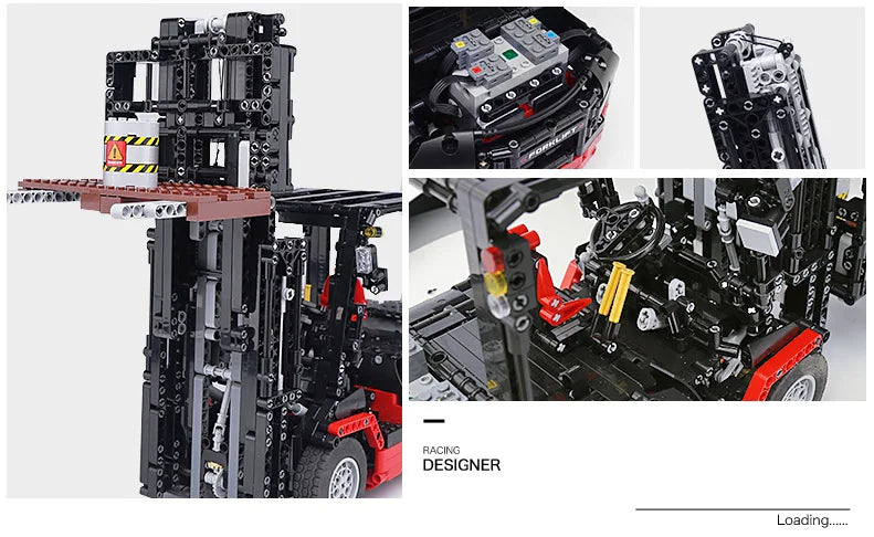 Comnox - Mould King - App RC Heftruck Bouwset - 1719 Stuks - Forklift - Technisch Speelgoed met Bluetooth en Afstandsbediening - LEGO Compatible - Comnox Company