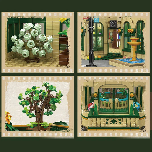 Comnox - Mould King - Botanische Tuin Bouwset - 3383 Stukjes - LEGO Compatible - Dome Garden Model - Comnox Company