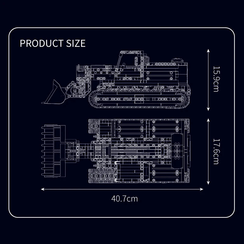Comnox - Mould King - Gopher Loader Bouwset - 1423 Stukjes - LEGO Compatible - Technische Voertuigbouwset - Comnox Company