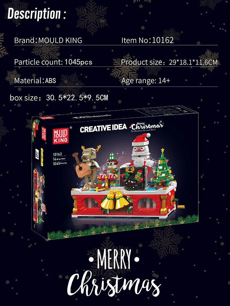 Comnox - Mould King - Kerst Carnaval Band - 1045 Stukjes - LEGO Compatible - Feestelijke Bouwset - Comnox Company
