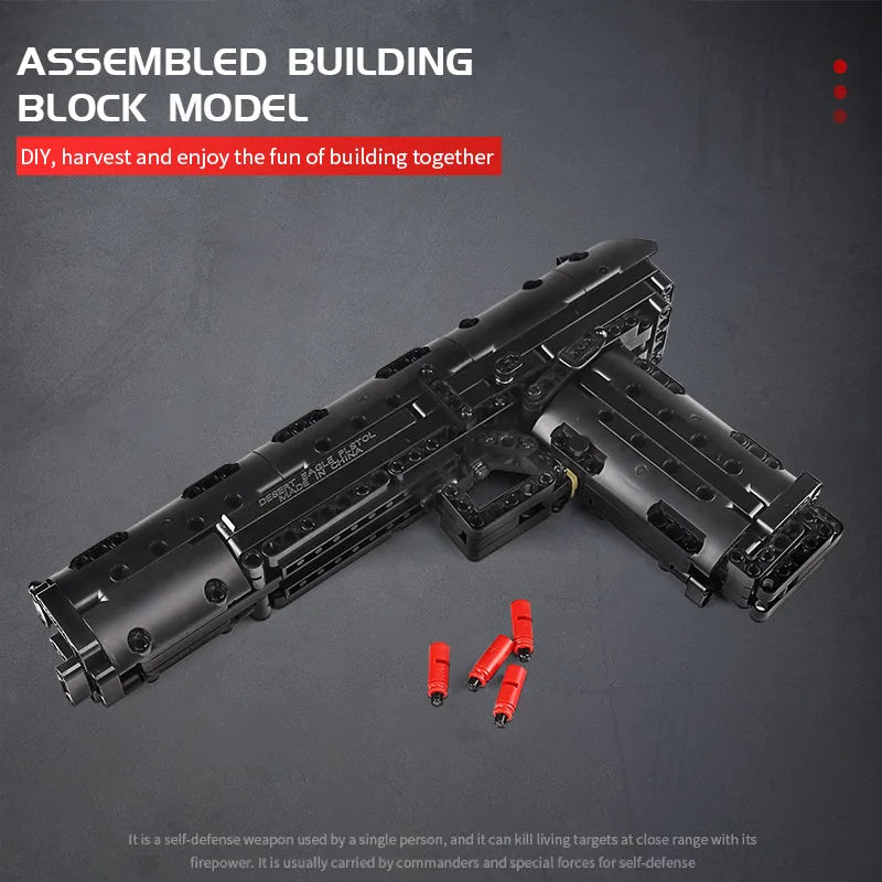 Comnox - Mould King - Desert Eagle Pistool Bouwset - 563 Stukjes - LEGO Compatible - Comnox Company