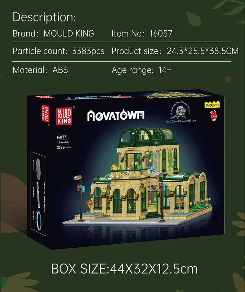 Comnox - Mould King - Botanische Tuin Bouwset - 3383 Stukjes - LEGO Compatible - Dome Garden Model - Comnox Company