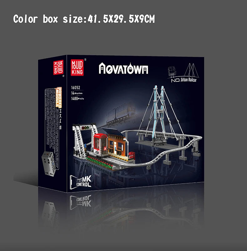 Comnox - Mould King - Urban Railcar Bouwset - 1488 Stukjes - LEGO Compatible - Technisch Speelgoed - Comnox Company