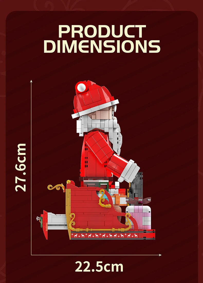 Comnox - Mould King - Bouwset De Kerstman - Compatibel met LEGO - 2087 Stenen - Kerstset - Comnox Company