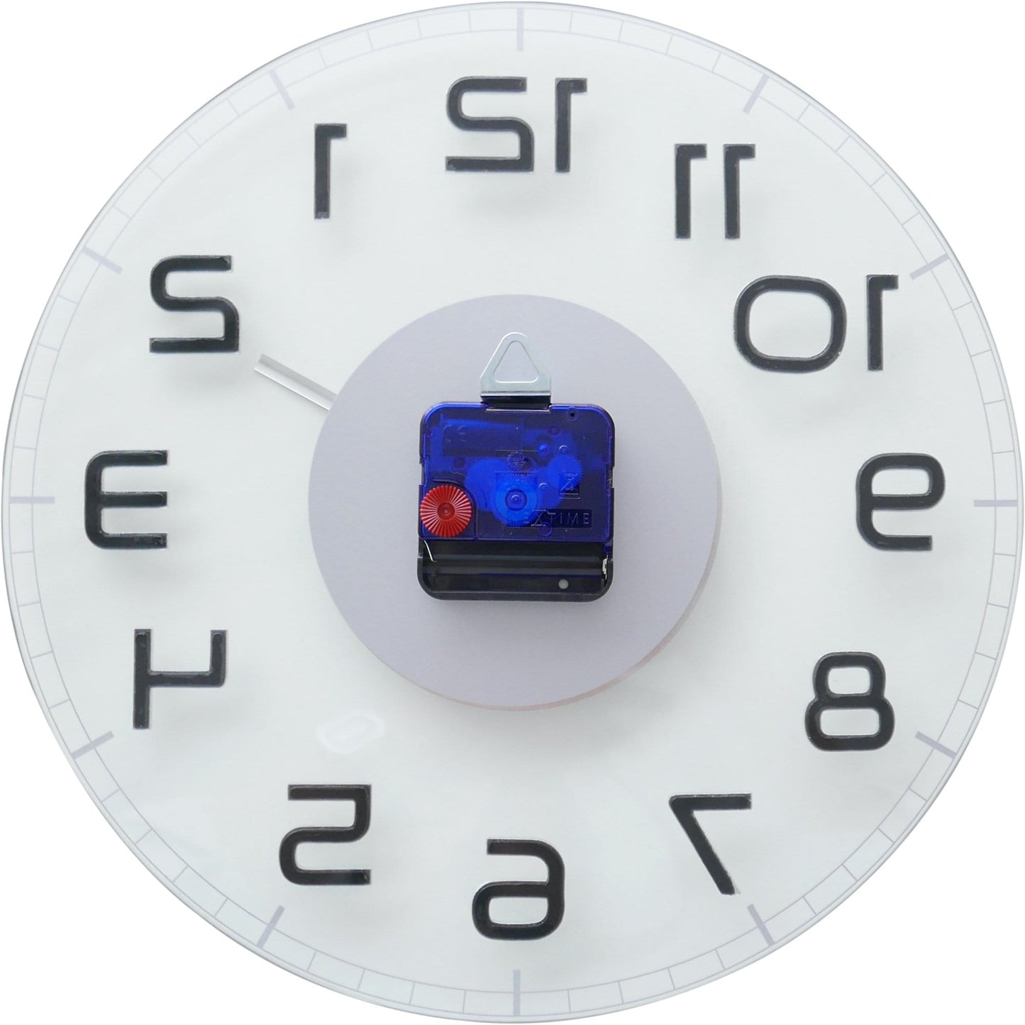 NeXtime Classy Round - Stijlvol en Stil - Glas & Metaal 30 cm