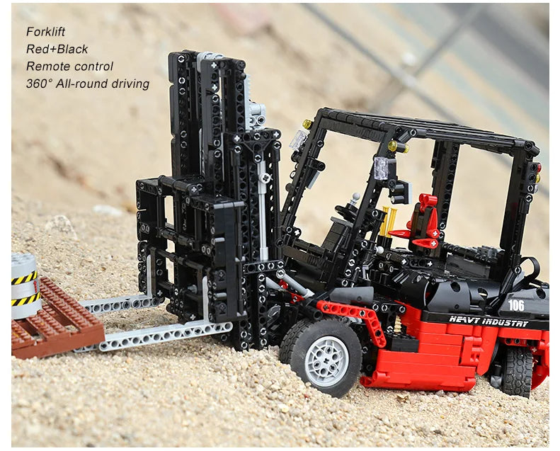 Comnox - Mould King - App RC Heftruck Bouwset - 1719 Stuks - Forklift - Technisch Speelgoed met Bluetooth en Afstandsbediening - LEGO Compatible - Comnox Company