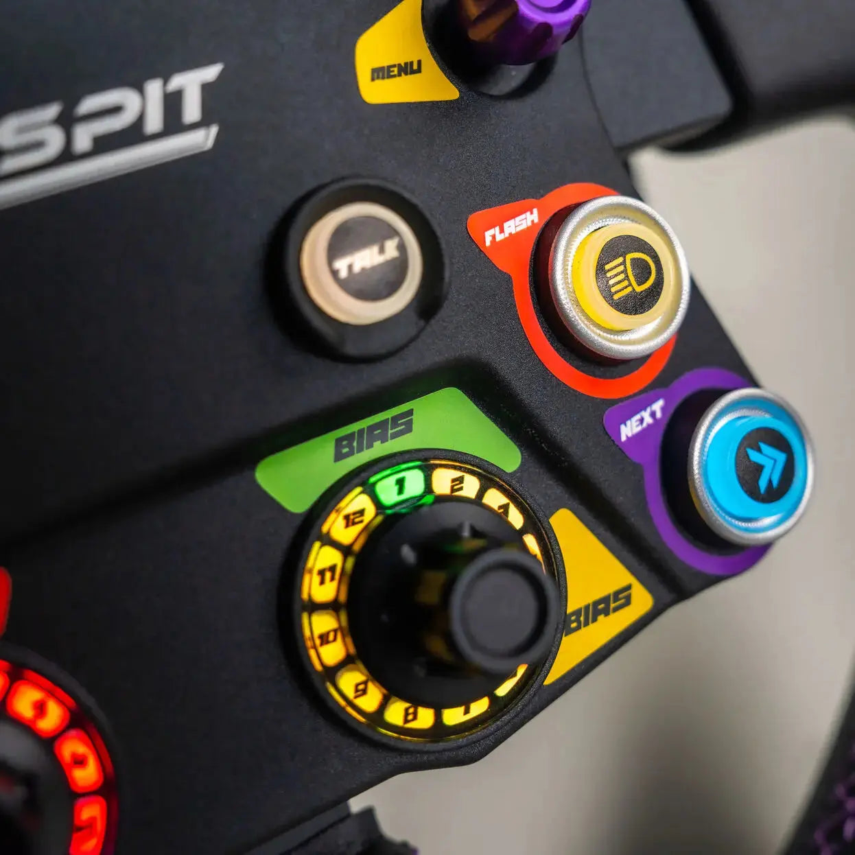 Conspit 310 Apex Wheel - Veelzijdig Sim Racing Stuur - 310 mm met Display