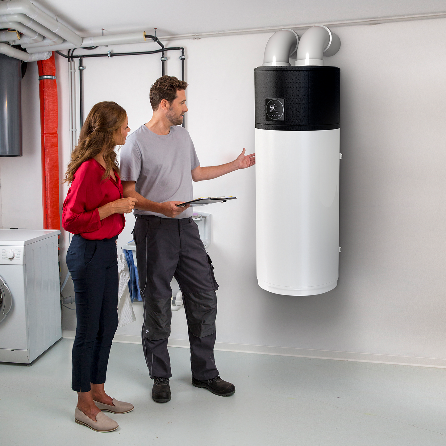 100 liter Warmtepompboiler Bosch/Nefit Compress 5000 DW (€725 subsidie) Meldcode: KA25866