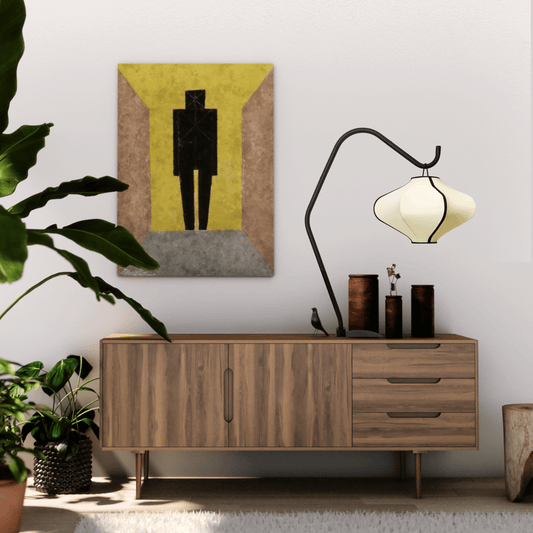 Comnox - Lumi Lamp Shade – Creëer een warme, ontspannen sfeer – 40 cm diameter – Translucent cream fabric – Lantern style – USB/solar rechargeable – Cream/Turquoise/Yellow