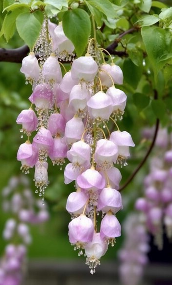 Wisteria brachybotrys 'Showa-beni' - Blauwe regen (Roze)