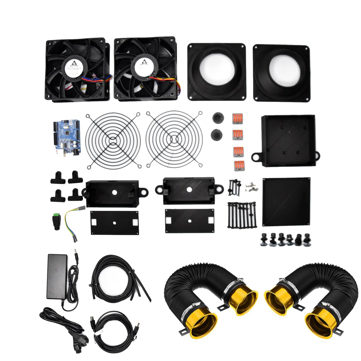 Comnox - AlphaSim Sim Racing Wind Simulator - Verhoog Realisme - Met 2x 12CM Fans