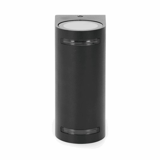 Zwart, minimalistisch afvalbakje met glazen handgrepen en een witte afdekking, geschikt voor moderne keukens of woonruimtes. Compacte, stijlvolle afvalcontainer voor dagelijkse huiselijkheid.