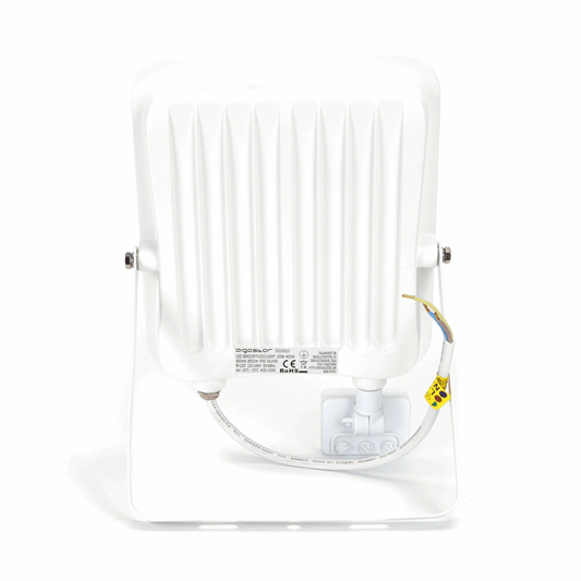 Comnox - Buitenlamp Wit met IR Bewegingssensor - Heldere verlichting voor tuin en oprit - 100W LED 8900 lumen - 6500K daglichtwit - IP65 waterdicht - 21,7 cm