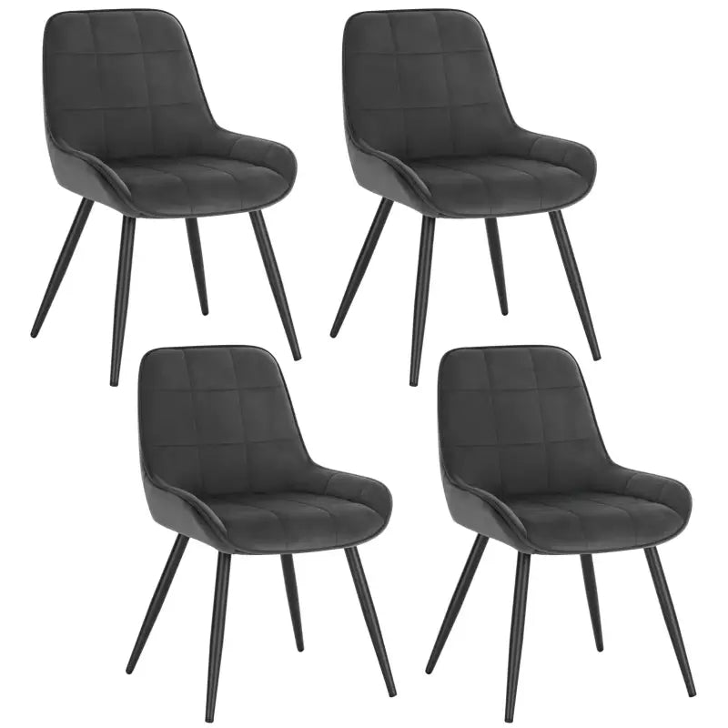 BukkitBow Eetkamerstoelen - Comfortabel Design - Set van 4