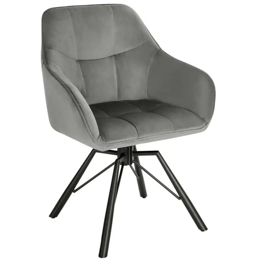 Comnox - BukkitBow Eetkamerstoel - Ergonomisch Comfort - 360 Graden Draaibaar