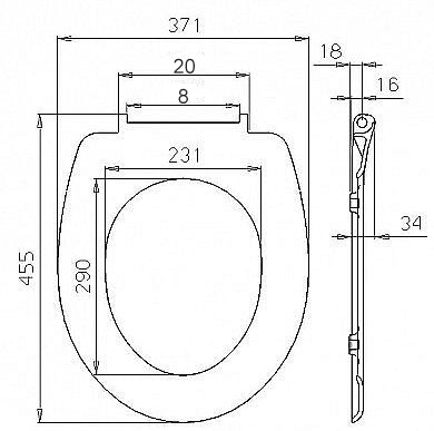 BukkitBow V5 toiletbril – productfoto 21