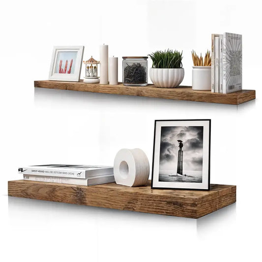 Comnox - BukkitBow Zwevende Wandplank - Industriële Uitstraling - 10 kg Laadvermogen