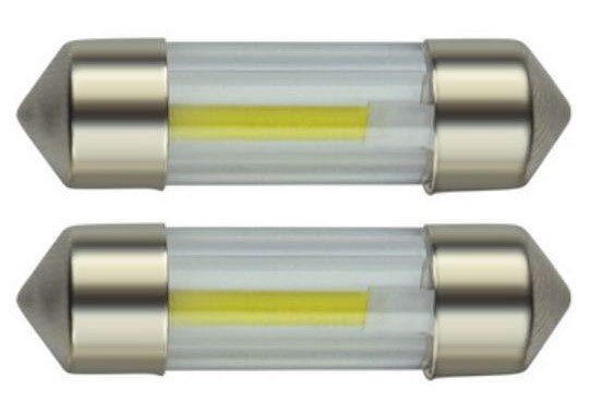 C5W Autolamp 31mm - 2 stuks - LED Festoon - Filament Warmwit 3000K - 12V DC - 2W