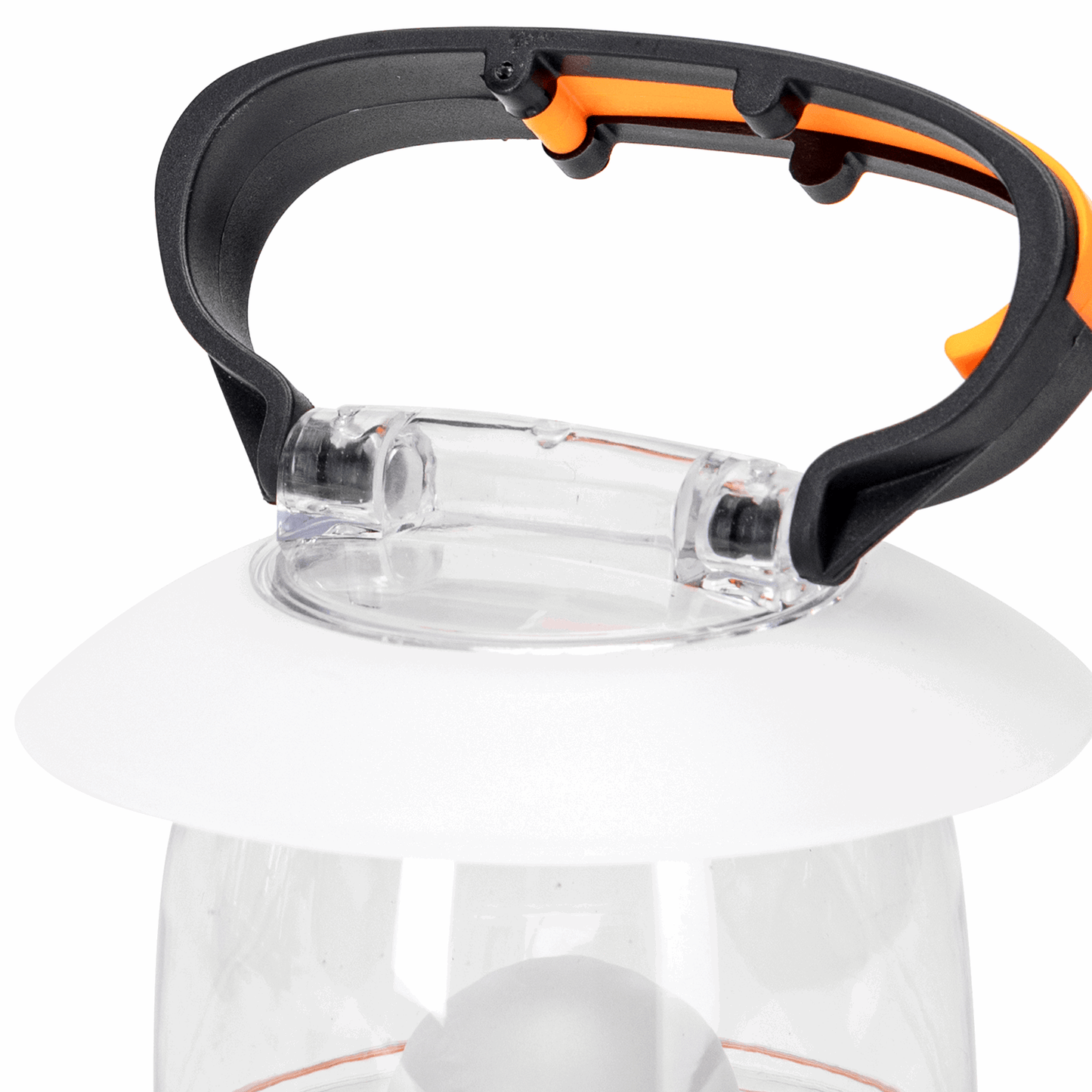 Comnox - Noodlamp met Ophanghaak - LED Tentlamp op Batterijen - Direct helder licht bij stroomuitval - Veilig & Comfortabel - Daglichtwit Licht - Oranje Body