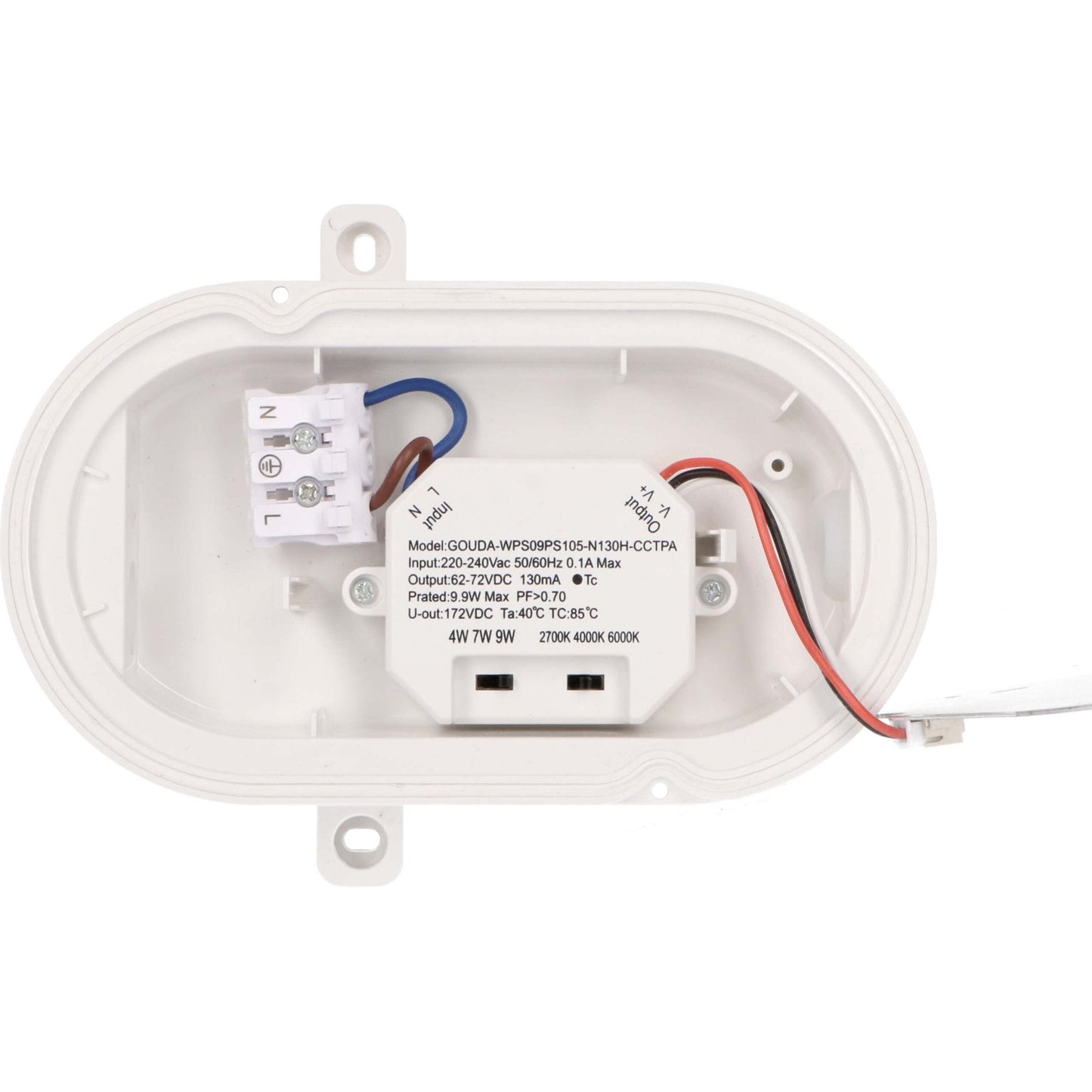 Comnox - Bull Eye LED lamp - Waterdicht en vandalismebestendig - IP65 9W