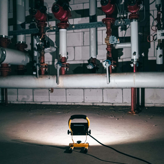 LED's Work - AC Werklamp - 10W 850lm 4000K Compacte LED Bouwlamp - Inklapbaar & Draaibaar