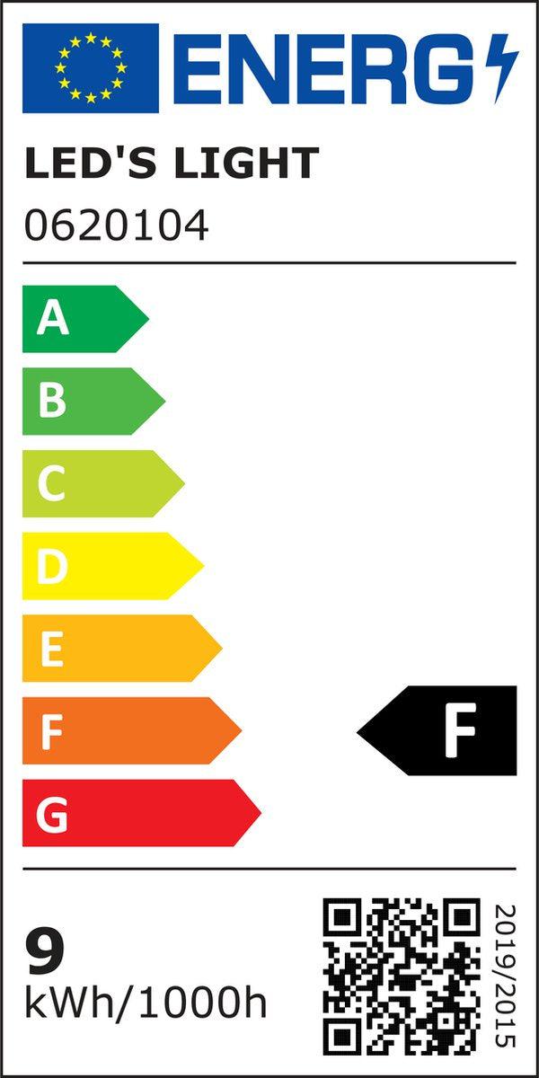 Een witte LED-lamp met klassieke bolvorm en zichtbare E27-schroefdraad, geschikt voor energiezuinig verlichting in huishoudens en kantoren.