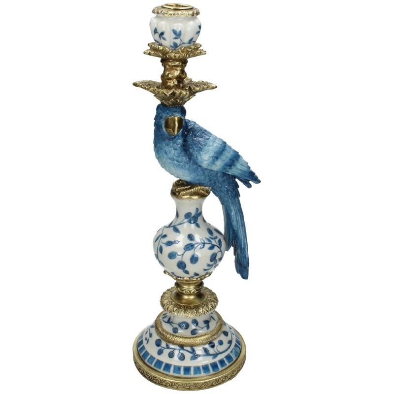 Comnox - Dutch Blue Parrot - Exotische Kaarsenhouders - 40 cm