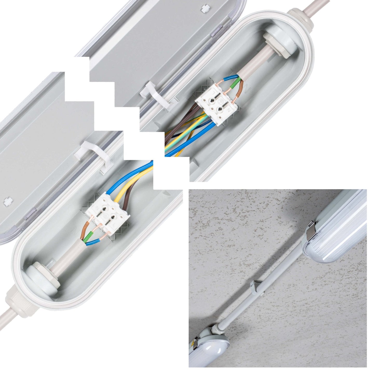 4 PACK - LED's Light Pro TL armatuur 120 cm - Energielabel B - Dimbaar licht - 5400 lm