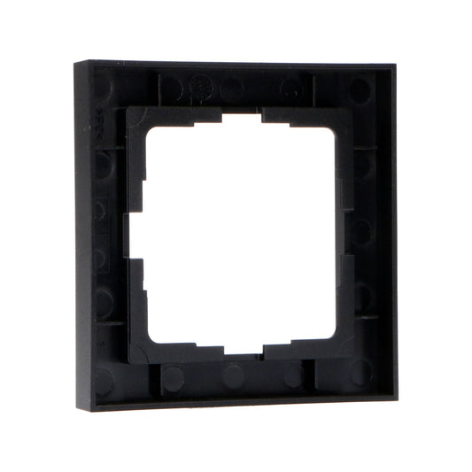 Enkel frame zwart voor wandcontactdoos - 55 x 55 mm
