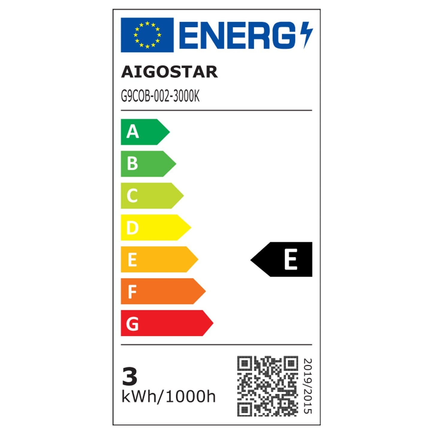 Comnox - G9 steeklampje - Energiezuinig licht voor elke armatuur - Warm wit 3000K - 2,2W - 250 lumen - LED - 5 stuks